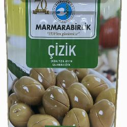 Çizik Yeşil Zeytin 10 kg Teneke-10 Kg. (XL) Edremit Çizik Yeşil Zeytin Teneke