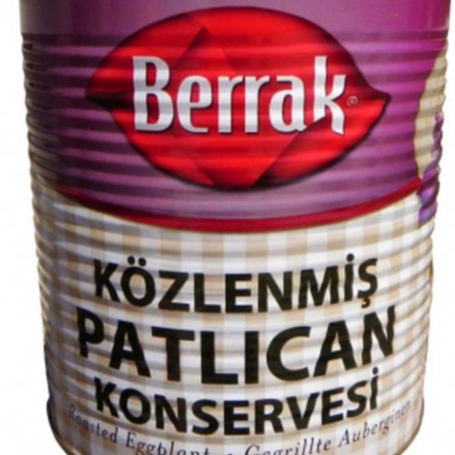 Berrak Közlenmiş Patlıcan (3kg Teneke) 